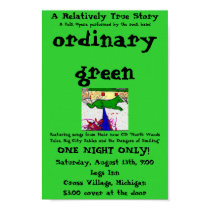 ordinary green poster posters