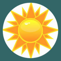 Ordinary Sun Sticker stickers