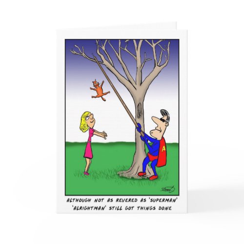 Ordinary Superhero - Father's Day Card. card