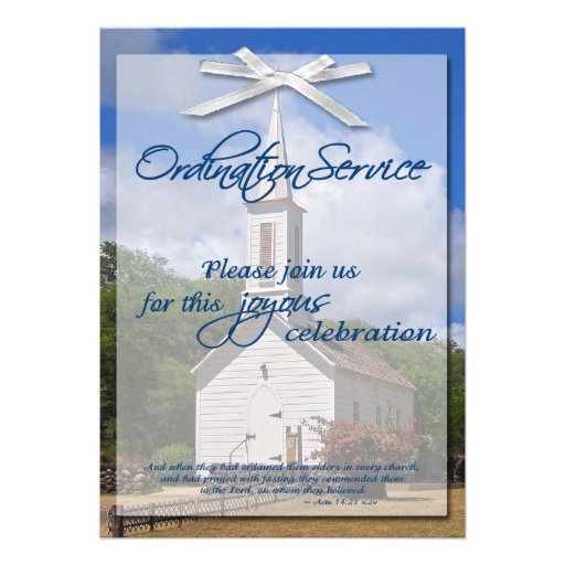 Ordination Invitation