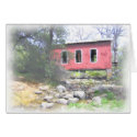Oregon City California Covered Bridge Card