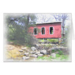 Oregon City California Covered Bridge Card