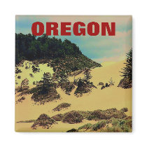 Oregon Coast (Dunes) Magnet by RickDouglas Oregon Coast (Dunes) Magnet