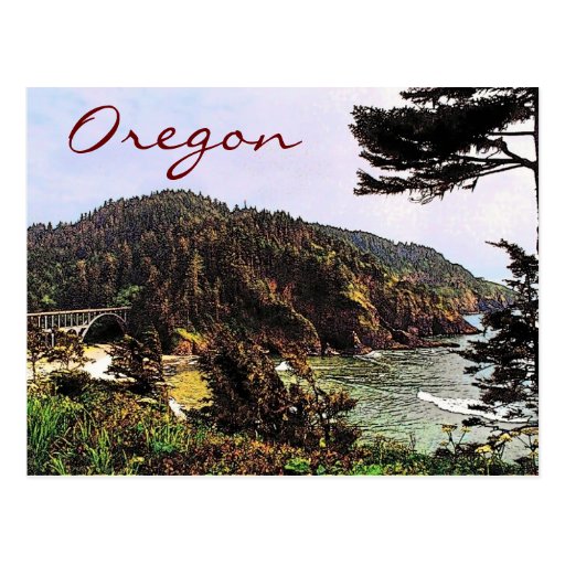 Oregon Coast Postcards & Postcard Template Designs