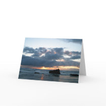 Oregon Coast Sunset Greeting Card