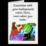 Oregon Customize colorful card how you like cards