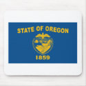 Oregon Family Mousepad by FlagTshirts Oregon Family Mousepad
