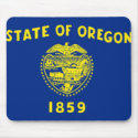 Oregon Flag Mousepad by jacinto888 Oregon Flag Mousepad