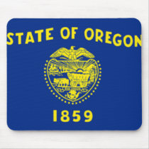 Oregon Flag Mousepad