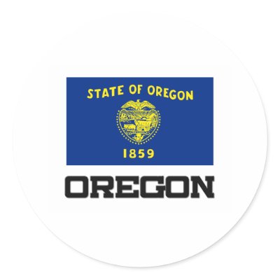 Oregon Flag Sticker by tshirtshirts