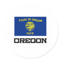 Oregon Flag stickers