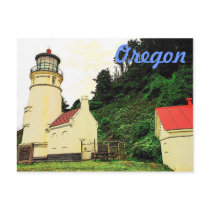 Oregon Lighthouse Postcard
