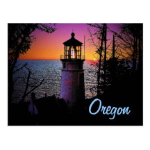 Oregon Lighthouse Postcard