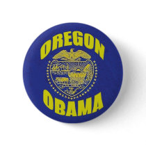 Oregon / Obama Button