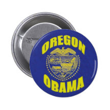 Oregon / Obama Button