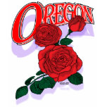 Oregon red rose shirt F/B
