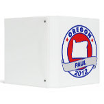 Oregon Ron Paul Vinyl Binder