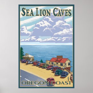 Oregon - Sea Lion Caves Poster