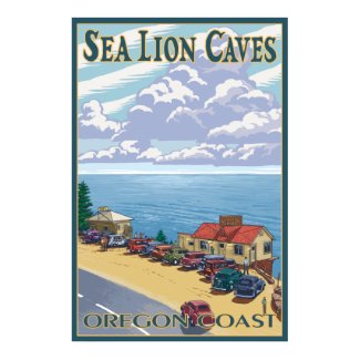 Oregon - Sea Lion Caves Poster