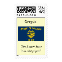 Oregon State Flag Stamp