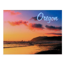 Oregon Sunset Postcard