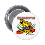 Oregon The Beaver State Meadowlark Pins