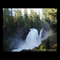 "Oregon Waterfall" posters