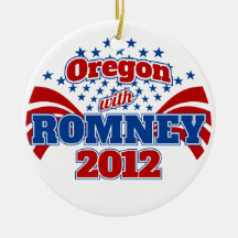 Oregon with Romney 2012 Ornaments
