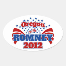 Oregon with Romney 2012 Stickers