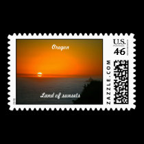 OregonLand of sunsets stamps