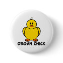 Organ Chick buttons by chicktshirts8 Organ Chick buttons
