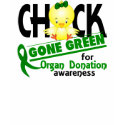 Organ Donation Chick Gone Green 2 t-shirts by awarenessgifts Organ Donation Chick Gone Green 2 t-shirts