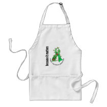 Organ Donation Flower Ribbon aprons