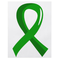 Organ Donation Green Ribbon 3 Flyers