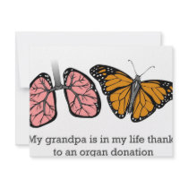 Organ donation personalized invite