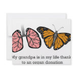 Organ donation personalized invite