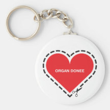 Organ Donee Keychain
