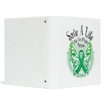 Organ Donor Butterfly 3 binders by fightcancertees Organ Donor Butterfly 3 binders
