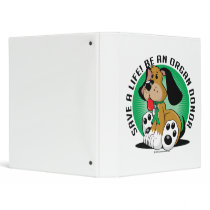 Organ Donor Dog binders by fightcancertees Organ Donor Dog binders