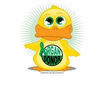 Organ Donor Duck t-shirts