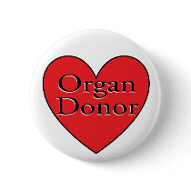 organ donor heart buttons