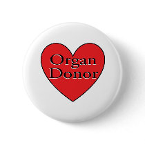 organ donor heart buttons