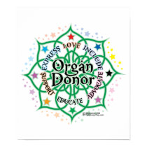 Organ Donor Lotus posters