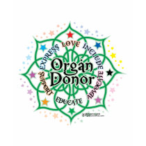 Organ Donor Lotus t-shirts