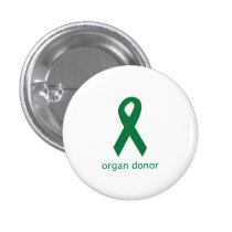 Organ Donor Ribbon buttons