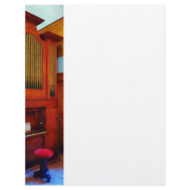 Organ in Church Customized Letterhead