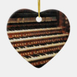 Organ Keyboard Christmas Ornament