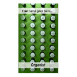 organ stops business card business cards
