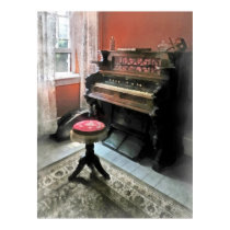 Organ With Petit Point Stool posters