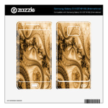 Organge Lace Skin Samsung Galaxy S II Decal